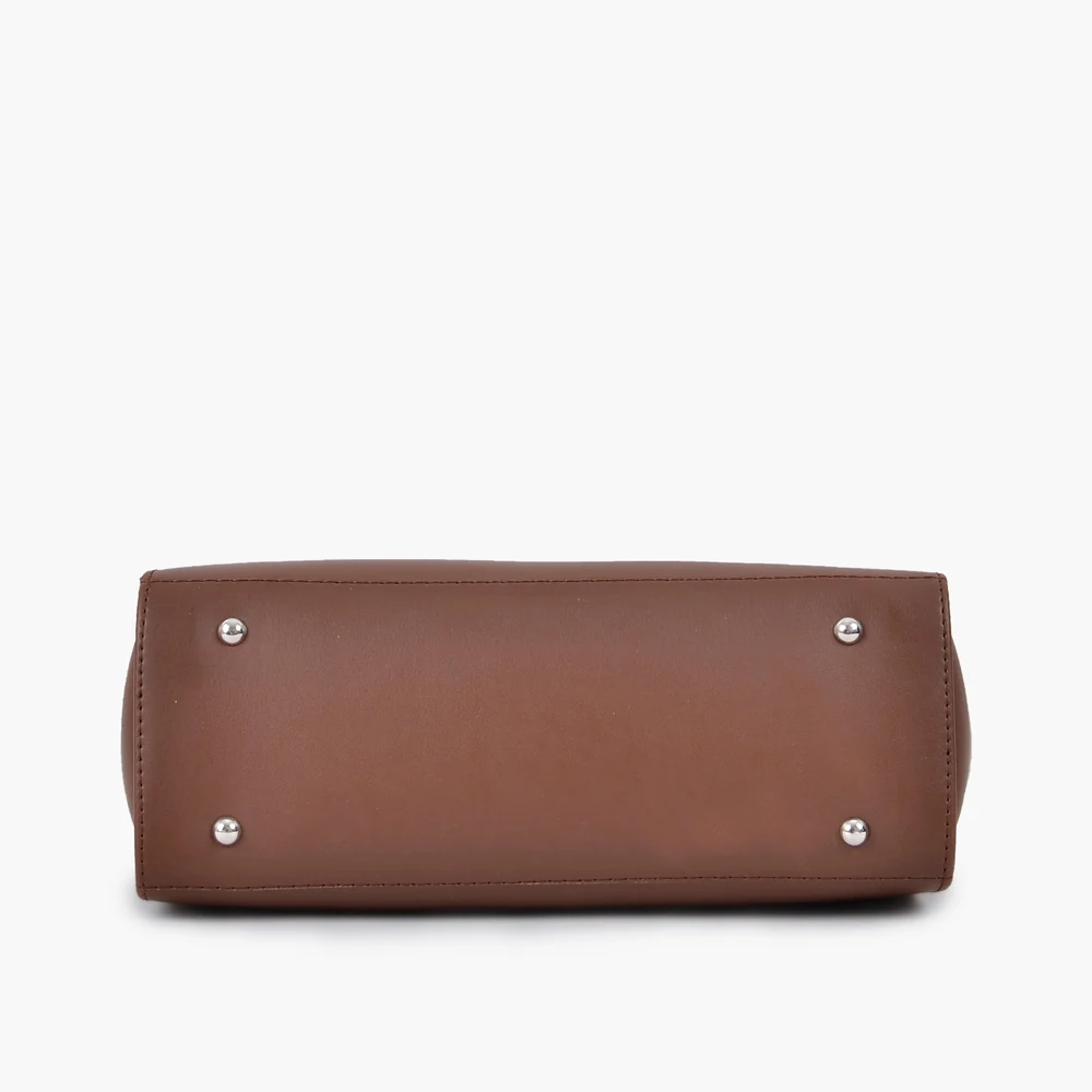 Horse brown classic top-handle bag - Image 5
